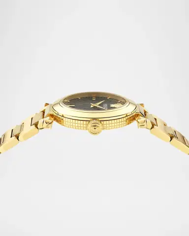 Versace Greek 35mm IP Yellow Gold Bracelet Watch | Thumbnail 3