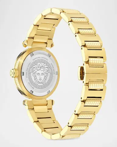 Versace Greek 35mm IP Yellow Gold Bracelet Watch | Thumbnail 4