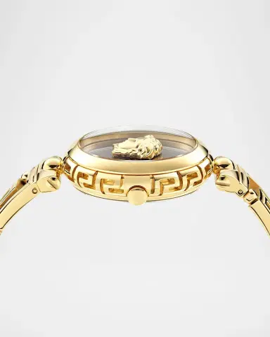 Versace Medusa Jewel 34mm IP Yellow Gold Bracelet Watch | Thumbnail 3 Versace Medusa Jewel 34mm IP Yellow Gold Bracelet Watch | Thumbnail 3