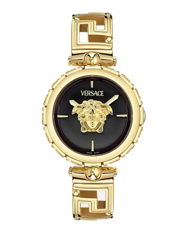 Versace Medusa Jewel 34mm IP Yellow Gold Bracelet Watch