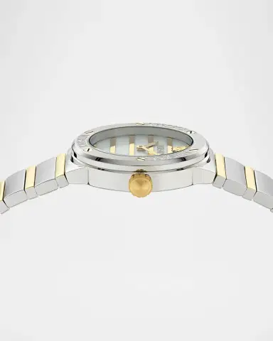 Versace Greca Logo Pearl 33mm Two-Tone Bracelet Watch | Thumbnail 3 Versace Greca Logo Pearl 33mm Two-Tone Bracelet Watch | Thumbnail 3