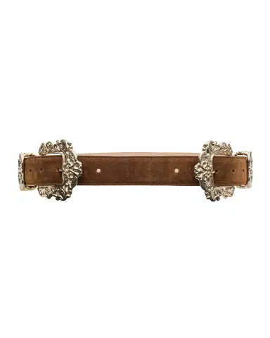 L'Agence Chayenne Ornate Double Suede Belt | Thumbnail 3