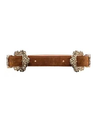 L'Agence Chayenne Ornate Double Suede Belt | Thumbnail 1