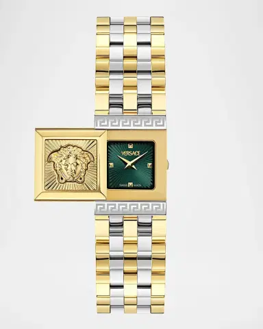 Versace Reveal 18x25mm Two-Tone Bracelet Watch | Thumbnail 5
