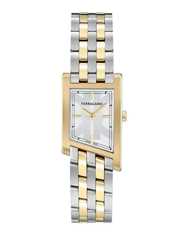 Ferragamo Two-Tone Stainless Steel Bracelet Watch/24MM