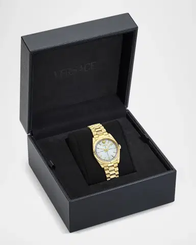 Versace Millenyium 32mm IP Yellow Gold Bracelet Watch | Thumbnail 5