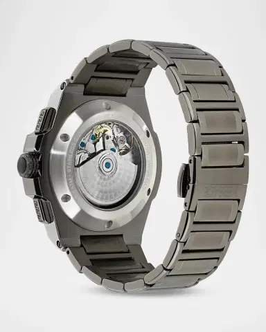 Versace Men's Greca 43mm IP Gunmetal Extreme Chrono Skeleton Automatic Watch | Thumbnail 4