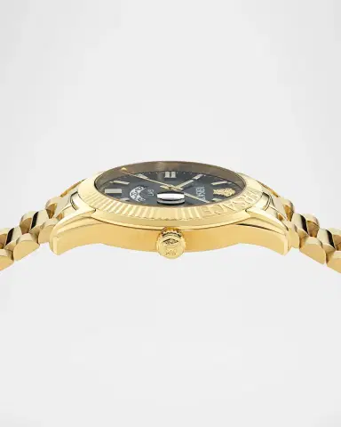 Versace Men's Apodis GMT 41mm IP Yellow Gold Bracelet Watch | Thumbnail 3