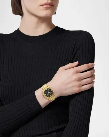 Versace Greca Pulse 36mm IP Yellow Gold Bracelet Watch | Thumbnail 2