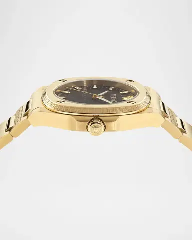 Versace Greca Pulse 36mm IP Yellow Gold Bracelet Watch | Thumbnail 3