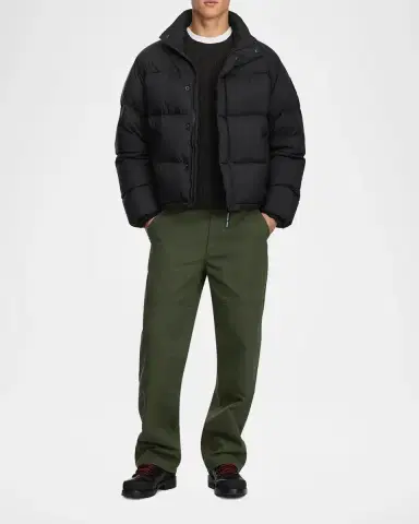 Canada Goose Men's Sterling Quilted Down Short Nylon Puffer Jacket | Thumbnail 2