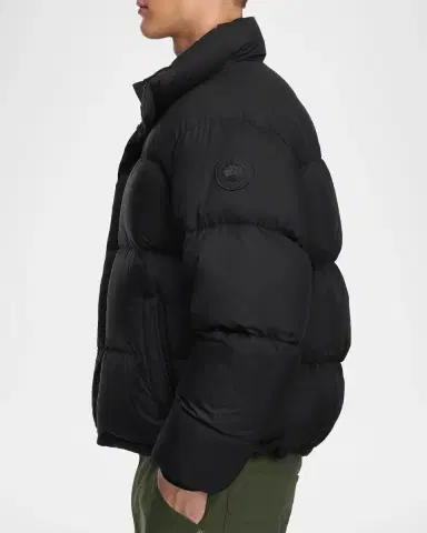 Canada Goose Men's Sterling Quilted Down Short Nylon Puffer Jacket | Thumbnail 6