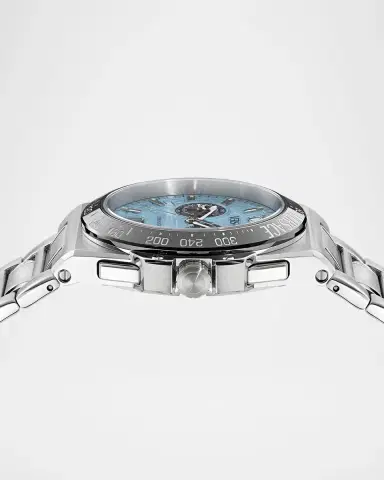 Versace Men's Greca Reaction Chronograph 43mm Stainless Steel Bracelet Watch | Thumbnail 3