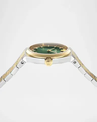 Versace V-Auria 35mm Two-Tone Bracelet Watch | Thumbnail 3 Versace V-Auria 35mm Two-Tone Bracelet Watch | Thumbnail 3