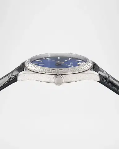 Versace Millenyium 40mm Leather-Strap Watch | Thumbnail 3 Versace Millenyium 40mm Leather-Strap Watch | Thumbnail 3