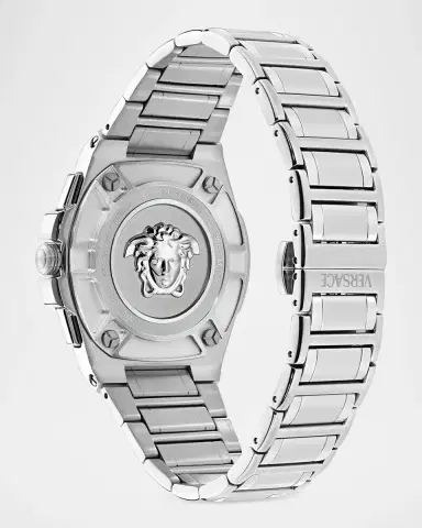 Versace Men's Greca Reaction Chronograph 43mm Stainless Steel Bracelet Watch | Thumbnail 4