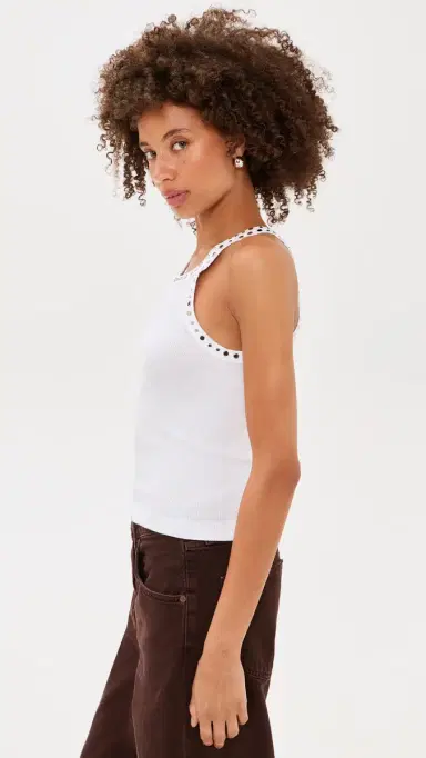 RE/DONE Multi Stud Ribbed Tank | Thumbnail 4