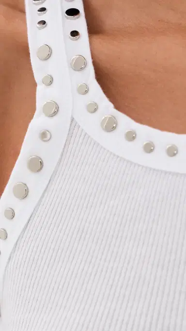RE/DONE Multi Stud Ribbed Tank | Thumbnail 6