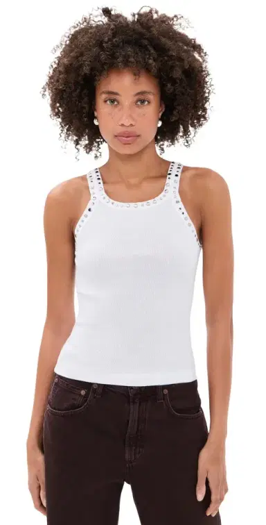 RE/DONE Multi Stud Ribbed Tank | Thumbnail 1
