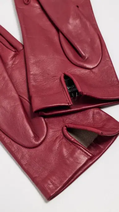 Carolina Amato Vent Palm Shorty Gloves | Thumbnail 5