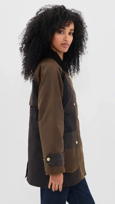 Barbour Felton Checked Wax Jacket | Thumbnail 4
