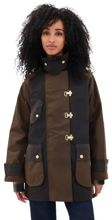 Barbour Felton Checked Wax Jacket | Thumbnail 1