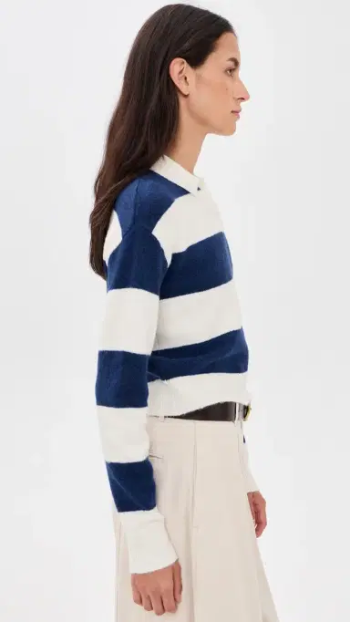 Denimist Cropped Rugby Sweater | Thumbnail 4