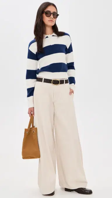 Denimist Cropped Rugby Sweater | Thumbnail 5