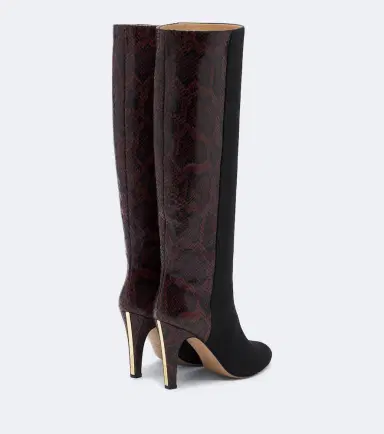 Ferragamo Leather and suede knee-high boots | Thumbnail 2