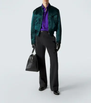 Tom Ford Satin bomber jacket | Thumbnail 4