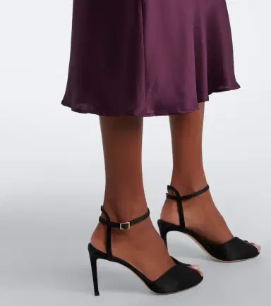 Nina Ricci Silk-blend midi skirt | Thumbnail 6