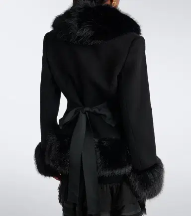 Nina Ricci Wool and cashmere jacket | Thumbnail 3