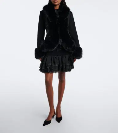 Nina Ricci Wool and cashmere jacket | Thumbnail 4