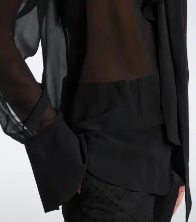 Nina Ricci Silk chiffon blouse | Thumbnail 4