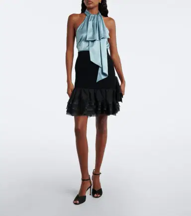 Nina Ricci Silk-blend satin top | Thumbnail 3