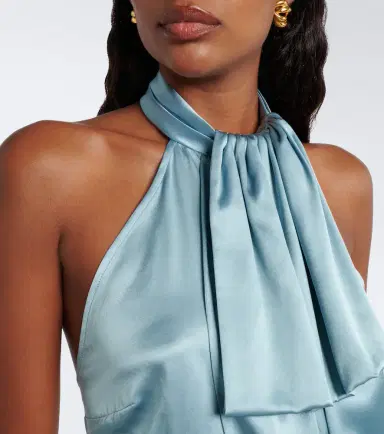 Nina Ricci Silk-blend satin top | Thumbnail 4