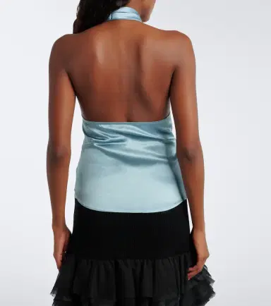 Nina Ricci Silk-blend satin top | Thumbnail 5