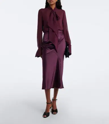 Nina Ricci Silk chiffon blouse | Thumbnail 2