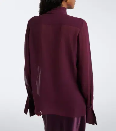 Nina Ricci Silk chiffon blouse | Thumbnail 3