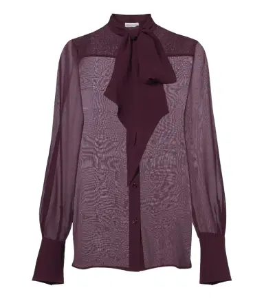 Nina Ricci Silk chiffon blouse | Thumbnail 1