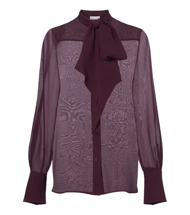 Nina Ricci Silk chiffon blouse