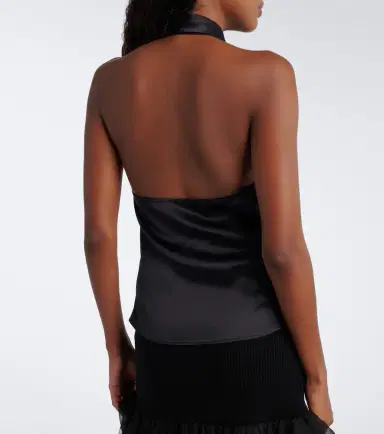 Nina Ricci Silk-blend satin top | Thumbnail 2