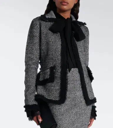 Nina Ricci Wool-blend tweed jacket | Thumbnail 4