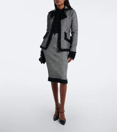 Nina Ricci Wool-blend tweed jacket | Thumbnail 6
