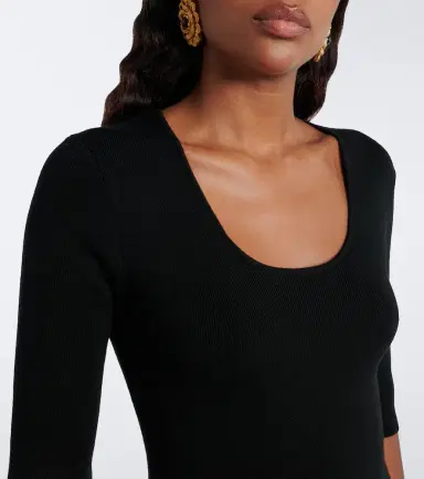 Nina Ricci Wool-blend peplum minidress | Thumbnail 5