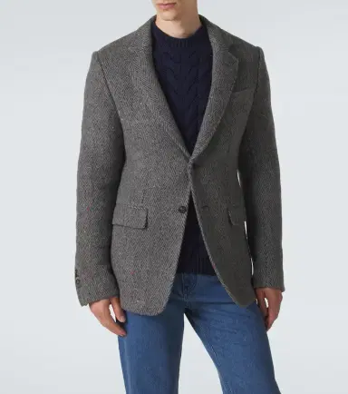 Gabriela Hearst Irving herringbone wool and cashmere jacket | Thumbnail 6