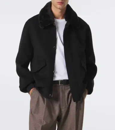 Gabriela Hearst James cashmere bomber jacket | Thumbnail 3