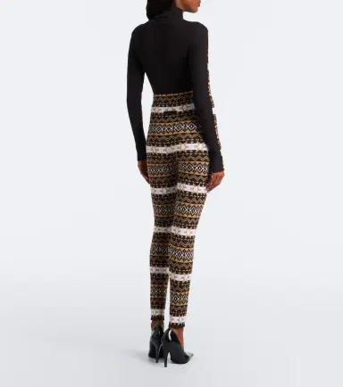 Jean Paul Gaultier Knitted virgin wool leggings | Thumbnail 3