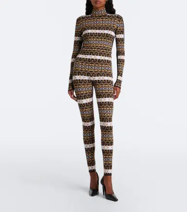 Jean Paul Gaultier Knitted virgin wool leggings | Thumbnail 5