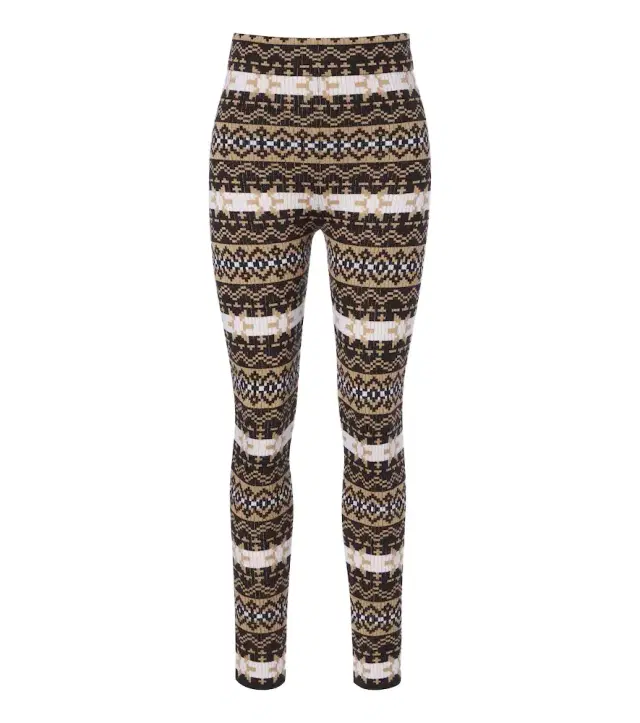 Jean Paul Gaultier Knitted virgin wool leggings